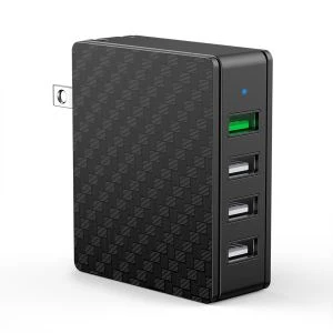 Cargador de 4 puertos USB QC 3.0 Cargador rápido