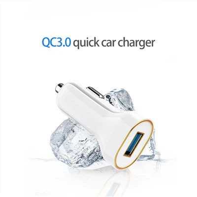 Mini cargador de coche rápido de 18W Adaptador USB C